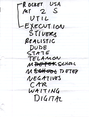 Setlist...